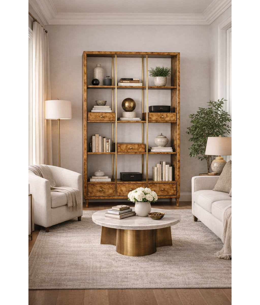 Oliver Home Furnishings Harris Bookcase