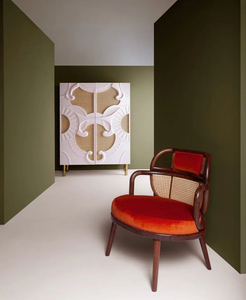 Havana Armchair Chair with Ottoman