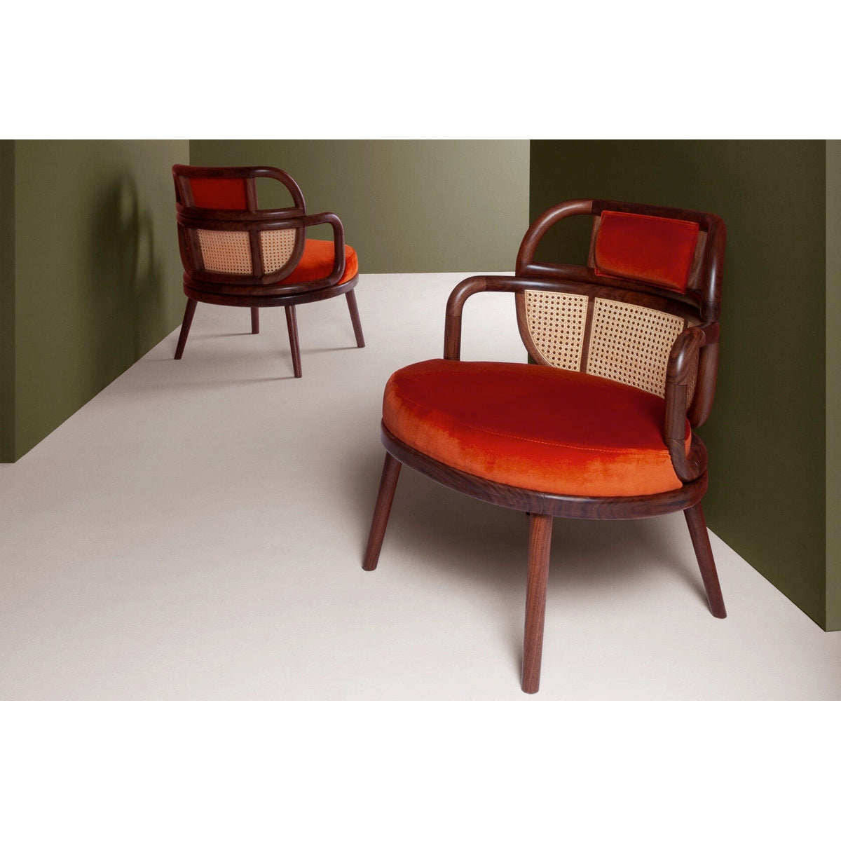 Havana Armchair Chair with Ottoman