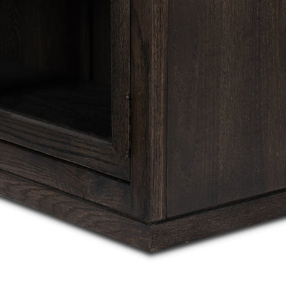 Hepburn Wide Cabinet-Dark Anthracite Oak