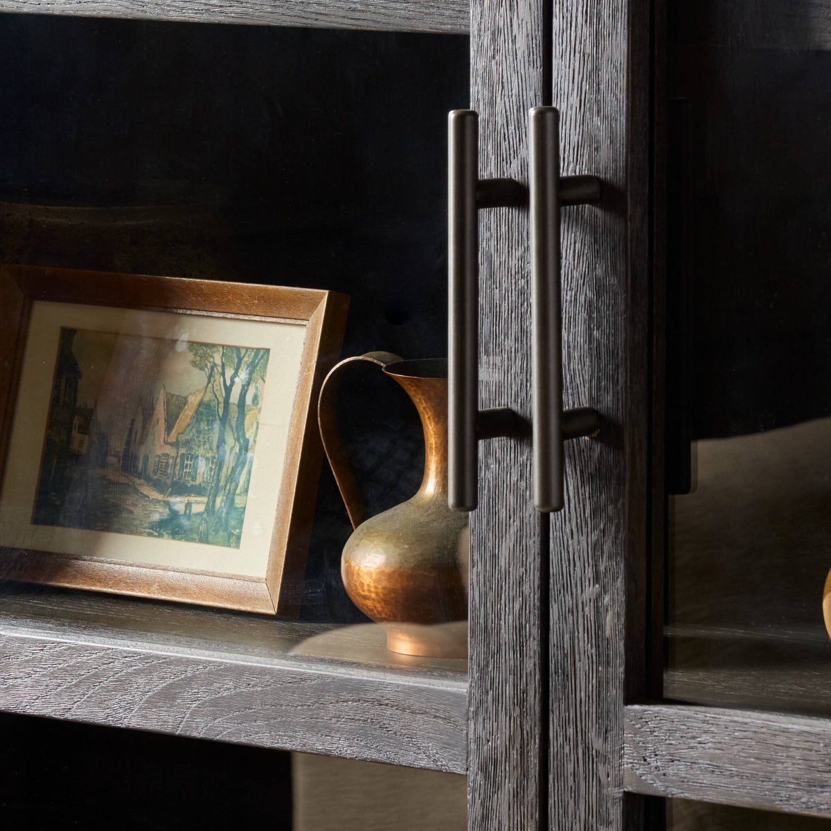 Hepburn Wide Cabinet-Dark Anthracite Oak