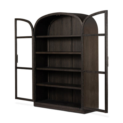 Hepburn Wide Cabinet-Dark Anthracite Oak