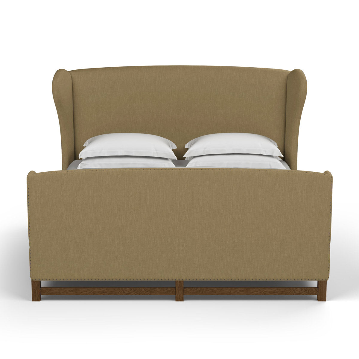 Herbert Upholstered Wingback Bed