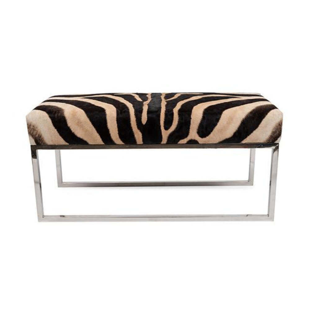 Hide Bench w/ Stainless Steel Legs