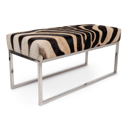 Hide Bench w/ Stainless Steel Legs