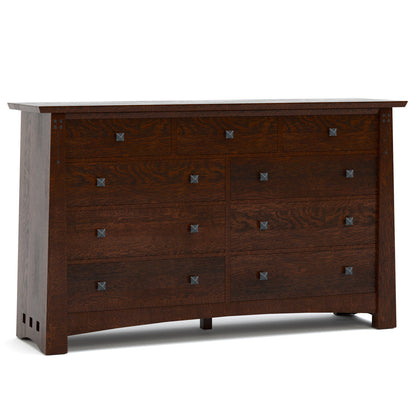 Highlands 9 - Drawer Solid Wood Dresser