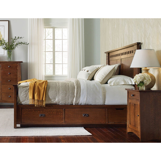 Highlands Bed - Low Footboard, Platform/Storage