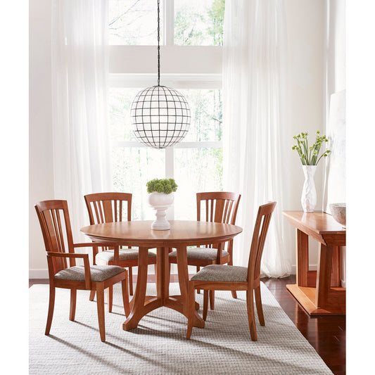 Highlands Round Solid Wood Dining Table