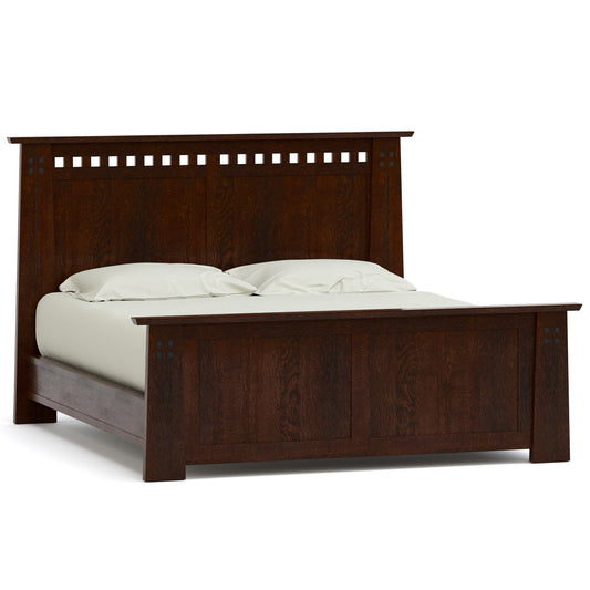 Highlands Solid Wood Low Profile Standard Bed