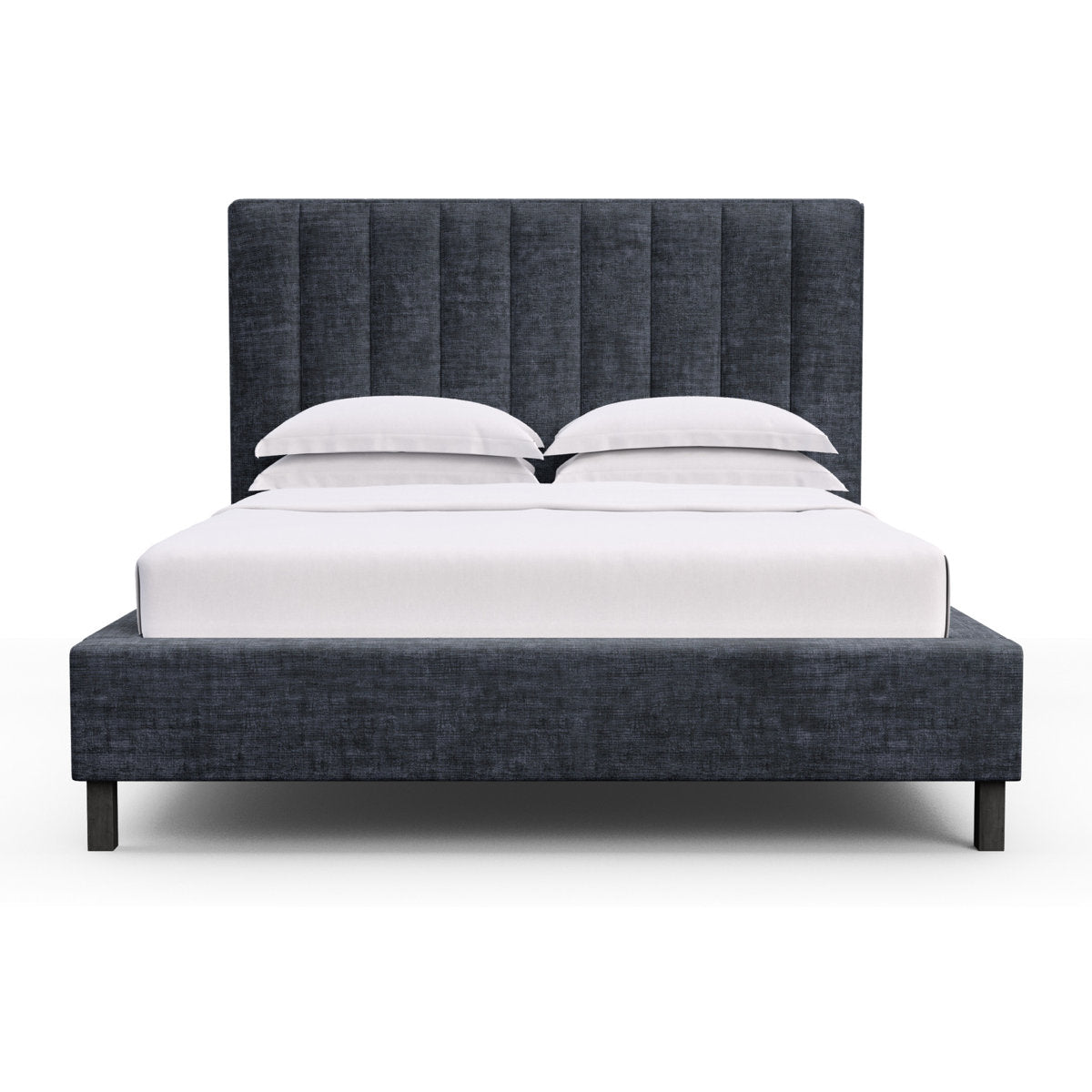 Tandem Arbor Highline Vertical Channel Panel Upholstered Bed
