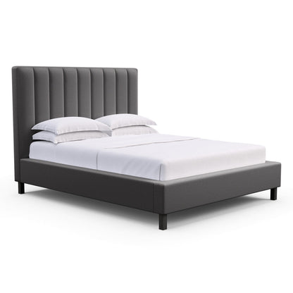 Tandem Arbor Highline Vertical Channel Panel Upholstered Bed