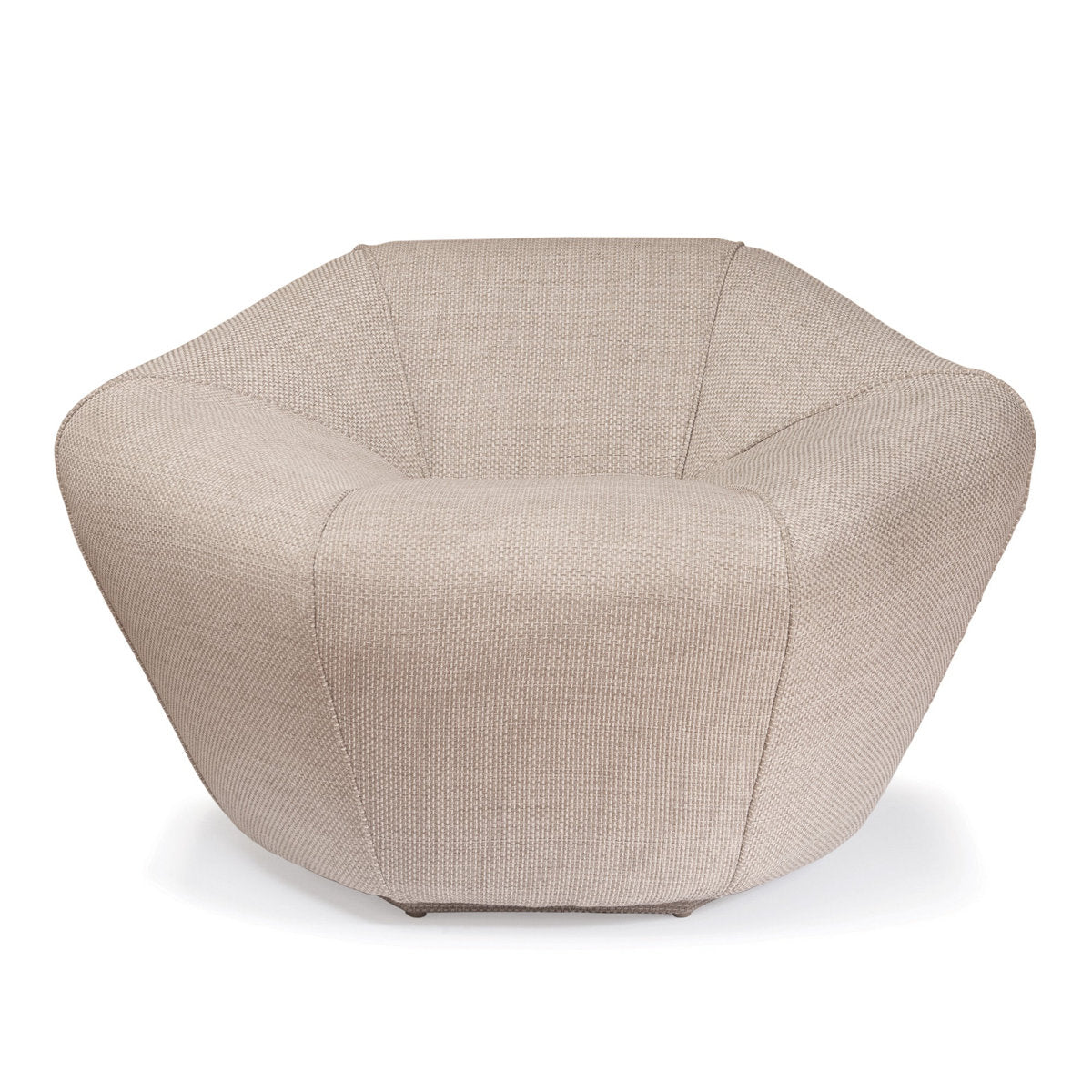Robert Allen Honey Upholstered Papasan Chair