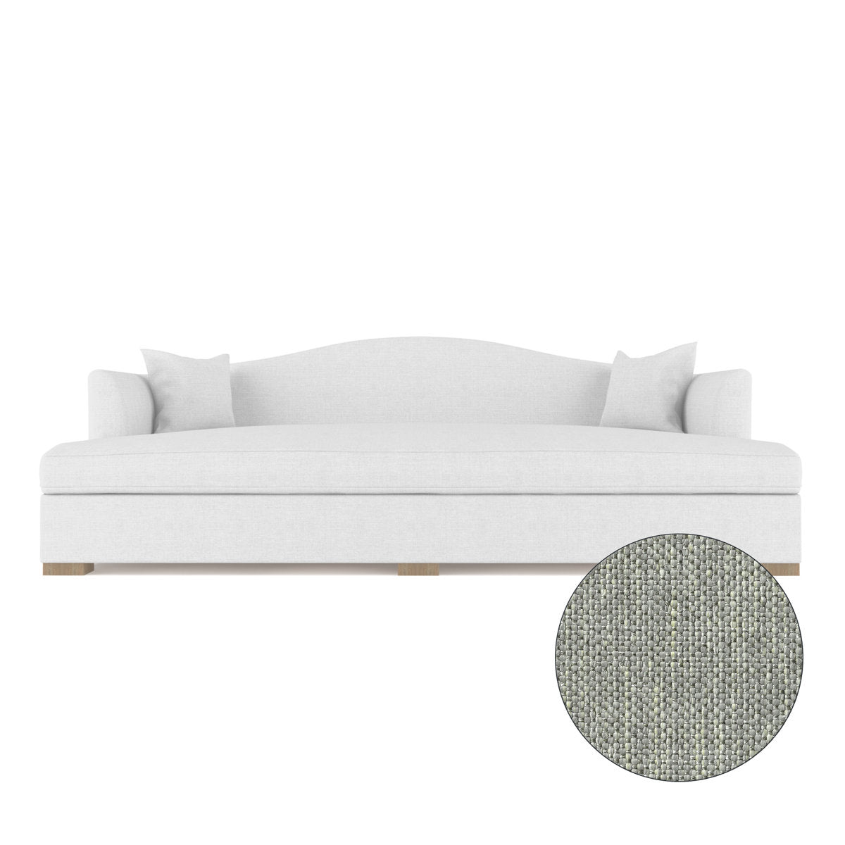 Horatio Camelback Taper Curved-Arm Daybed