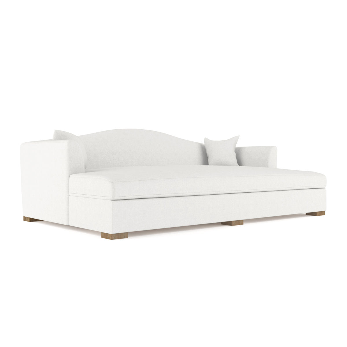 Horatio Camelback Taper Curved-Arm Daybed