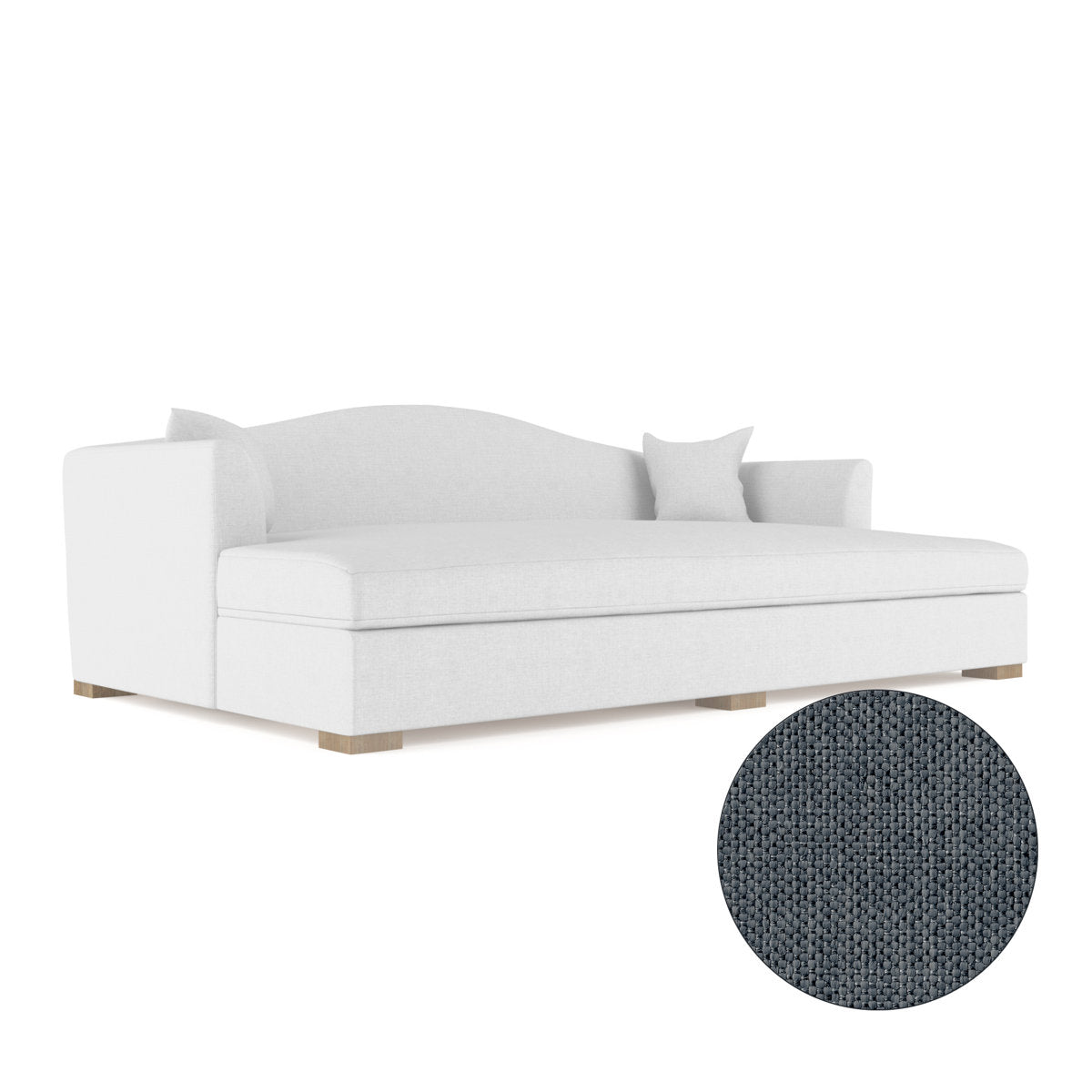 Horatio Camelback Taper Curved-Arm Daybed
