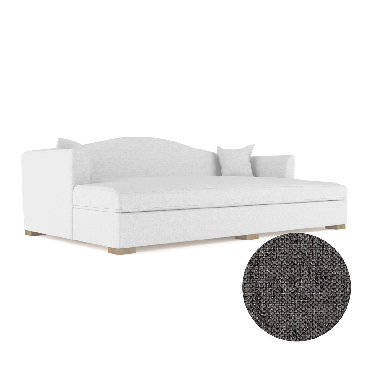 Horatio Camelback Taper Curved-Arm Daybed