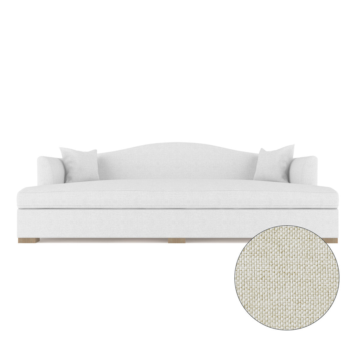Horatio Camelback Taper Curved-Arm Daybed
