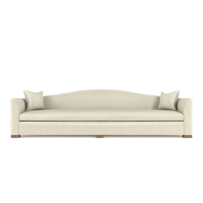 Horatio Camelback Taper Curved-Arm Extra Long Sofa