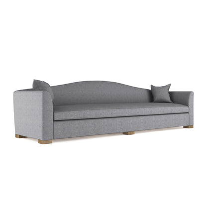 Horatio Camelback Taper Curved-Arm Extra Long Sofa