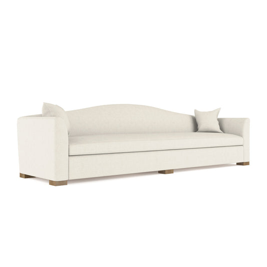 Horatio Camelback Taper Curved-Arm Extra Long Sofa