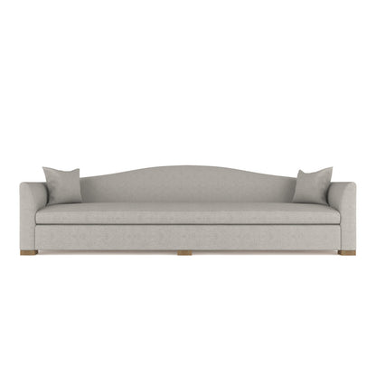 Horatio Camelback Taper Curved-Arm Extra Long Sofa