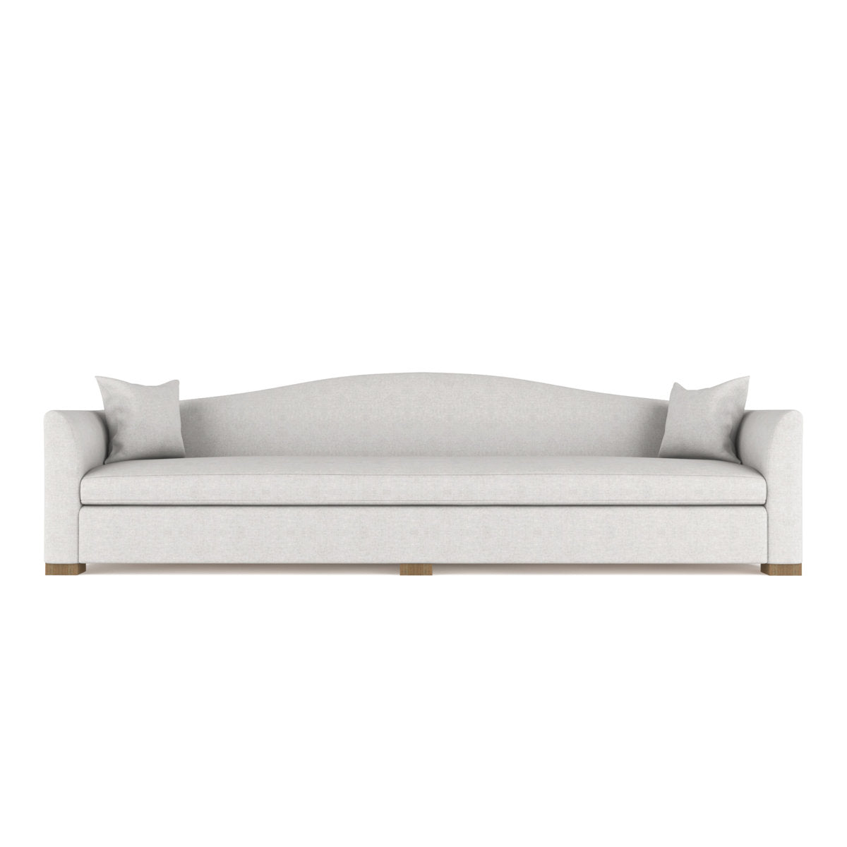 Horatio Camelback Taper Curved-Arm Extra Long Sofa