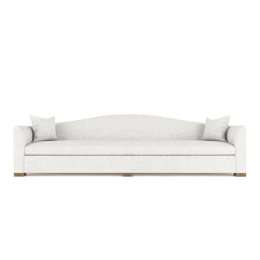 Horatio Camelback Taper Curved-Arm Extra Long Sofa