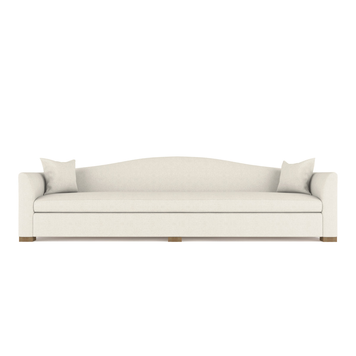 Horatio Camelback Taper Curved-Arm Extra Long Sofa