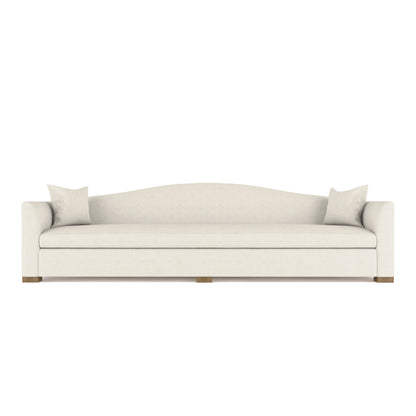 Horatio Camelback Taper Curved-Arm Extra Long Sofa