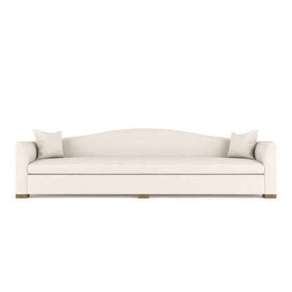 Horatio Camelback Taper Curved-Arm Extra Long Sofa