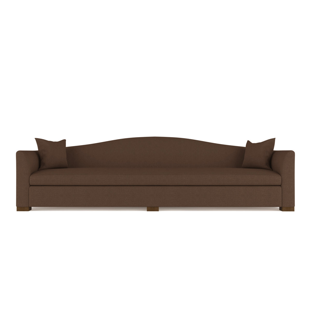 Horatio Camelback Taper Curved-Arm Extra Long Sofa