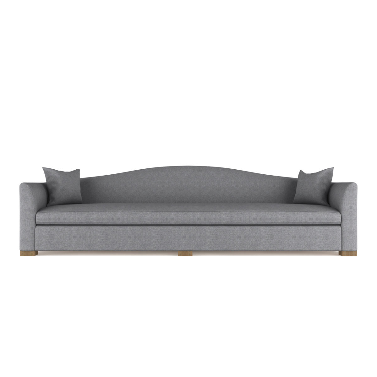 Horatio Camelback Taper Curved-Arm Extra Long Sofa