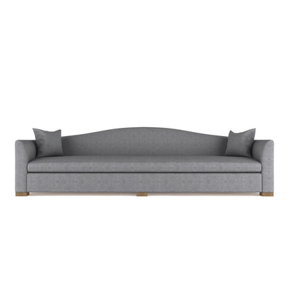 Horatio Camelback Taper Curved-Arm Extra Long Sofa