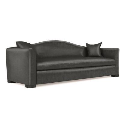 Horatio Camelback Taper Curved-Arm Sofa