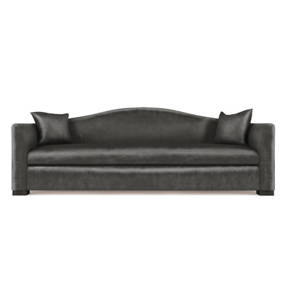 Horatio Camelback Taper Curved-Arm Sofa