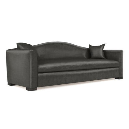Horatio Camelback Taper Curved-Arm Sofa