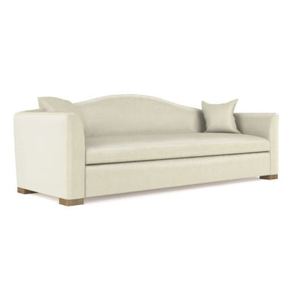Horatio Camelback Taper Curved-Arm Sofa