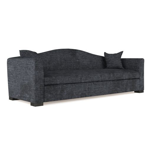 Horatio Camelback Taper Curved-Arm Sofa