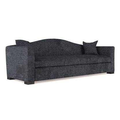Horatio Camelback Taper Curved-Arm Sofa