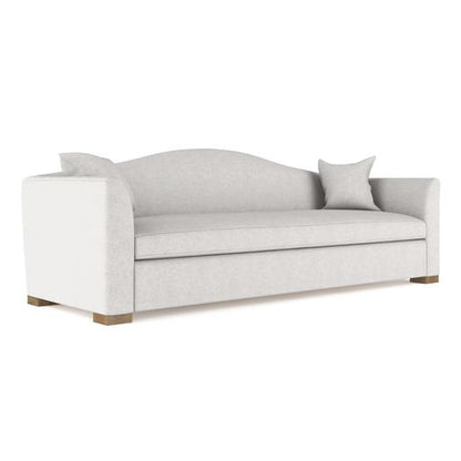 Horatio Camelback Taper Curved-Arm Sofa
