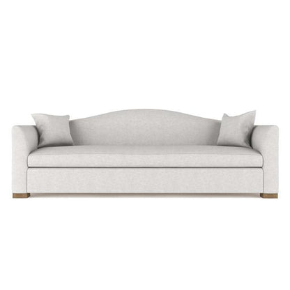 Horatio Camelback Taper Curved-Arm Sofa