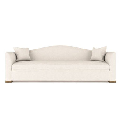 Horatio Camelback Taper Curved-Arm Sofa