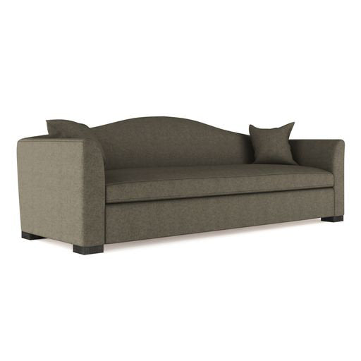 Horatio Camelback Taper Curved-Arm Sofa