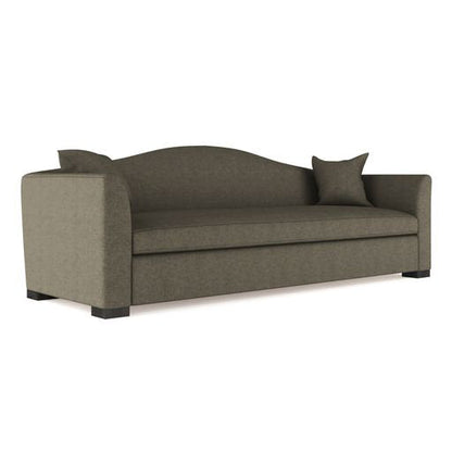 Horatio Camelback Taper Curved-Arm Sofa