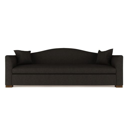 Horatio Camelback Taper Curved-Arm Sofa
