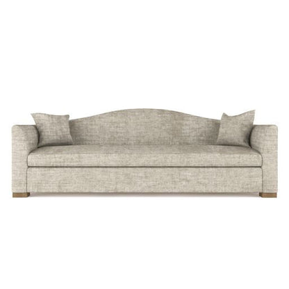 Horatio Camelback Taper Curved-Arm Sofa