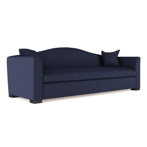 Horatio Camelback Taper Curved-Arm Sofa
