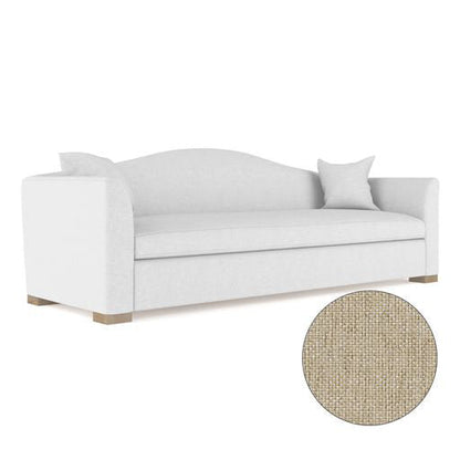 Horatio Camelback Taper Curved-Arm Sofa