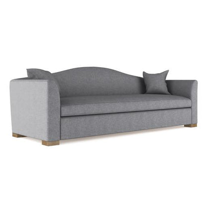 Horatio Camelback Taper Curved-Arm Sofa