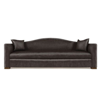 Horatio Camelback Taper Curved-Arm Sofa